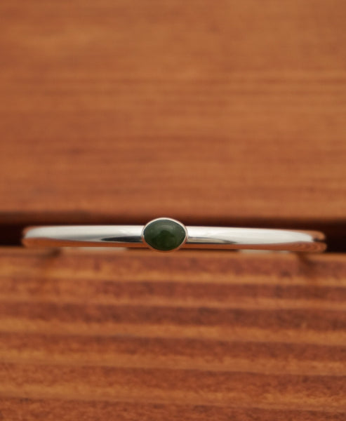 Silver & Stone Cuff