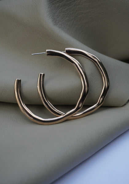 Bronze Hoop Earrings
