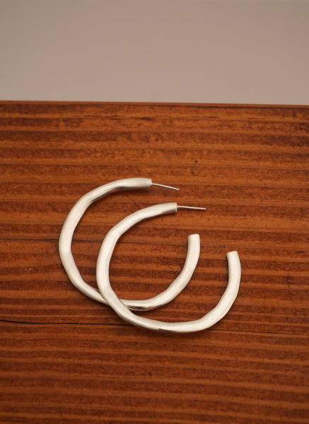 Silver Hoop Earrings