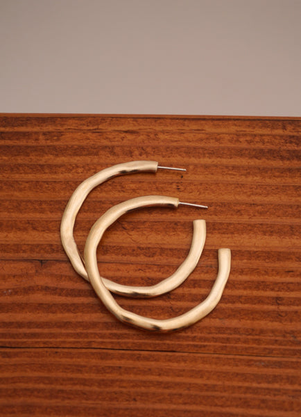 Bronze Hoop Earrings