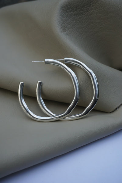 Silver Hoop Earrings
