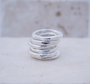 Silver Atlas Ring